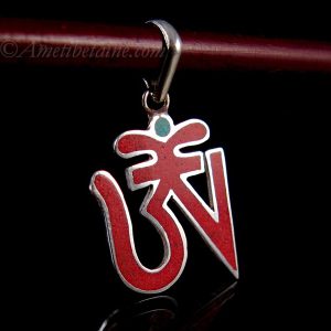 PA353 Pendentif Argent Massif Om – Image 2