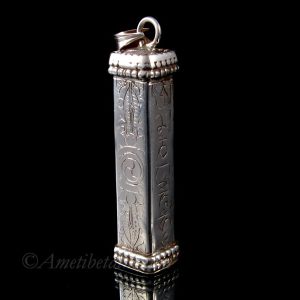 PA358 Pendentif Argent Massif Ghau Astamangala – Image 6