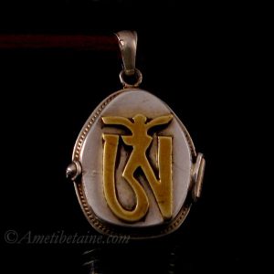PA359 Pendentif Argent Massif Ghau Om – Image 6