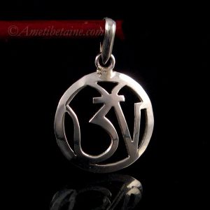 PA370 Pendentif Argent Massif Om – Image 2
