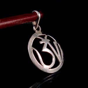 PA370 Pendentif Argent Massif Om – Image 3