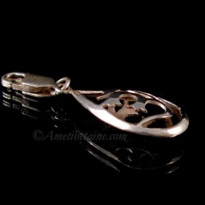 PA371 Pendentif Argent Massif Om – Image 3
