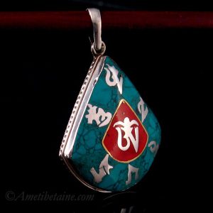 PA372 Pendentif Argent Massif OM Mantra – Image 3