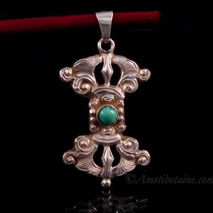 PA376 Pendentif Argent Massif Dorje Vajra – Image 4