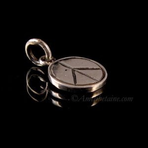 PA379 Petit Pendentif Charme Argent Massif Symbole de la Paix – Image 3