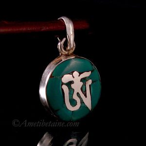 PA380 Pendentif Argent Massif Om – Image 4