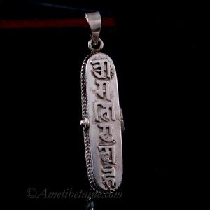 PA388 Pendentif Argent Massif Ghau Mantra Tibétain – Image 5