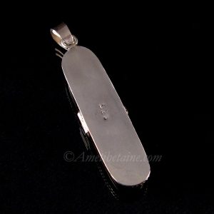 PA388 Pendentif Argent Massif Ghau Mantra Tibétain – Image 8