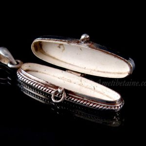 PA389 Pendentif Argent Massif Ghau Mantra Tibétain – Image 9