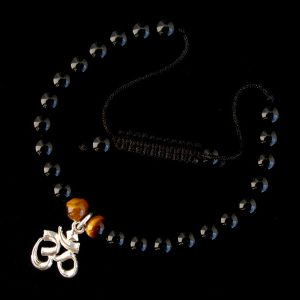 BrMala232 Bracelet Onyx Oeil de Tigre Om Argent Massif – Image 4