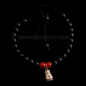 BrMala253 Bracelet Onyx Cornaline Bouddha Argent Massif – Image 4
