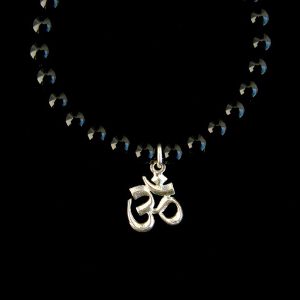 BrMala233 Bracelet Onyx Om Argent Massif – Image 3