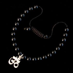 BrMala233 Bracelet Onyx Om Argent Massif – Image 4