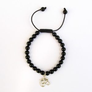 BrMala233 Bracelet Onyx Om Argent Massif – Image 5