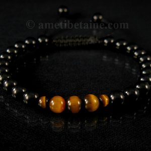 BrMala281 Bracelet Onyx Oeil de Tigre – Image 4