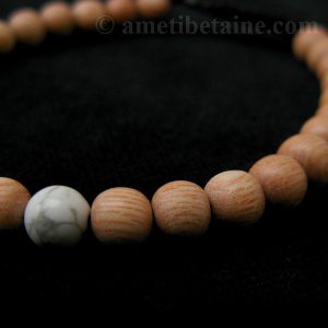 BrMala289 Bracelet Bois Howlite 21 cm – Image 5