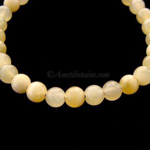 BrMala300 Bracelet Mala Jade Jaune – Image 4