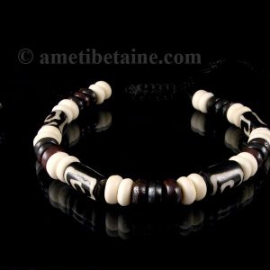 BrD213 Bracelet Tibétain Os de Buffle – Image 2