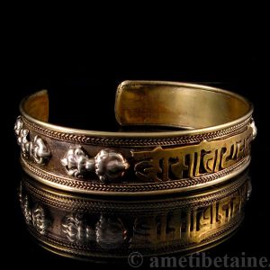 BRD184 Bracelet Tibétain Mantra Om Mani Padme Hum Dorje – Image 4