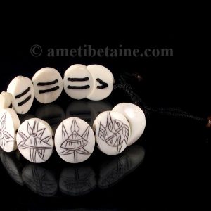 BRD211 Bracelet Tibétain Signes Auspicieux Astamangala – Image 3