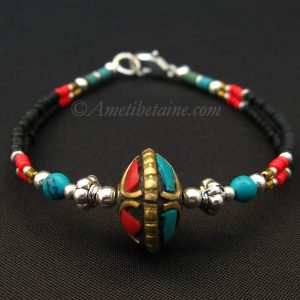 BRD278 Bracelet Tibétain 17 cm – Image 2