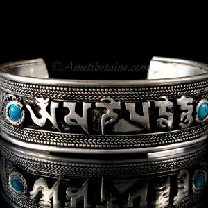 BRD312 Bracelet Tibétain Mantra Om Mani Padme Hum Dragon – Image 1