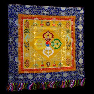 BB52 Bannière Tibétaine Dorje Signes Auspicieux du Bouddhisme – Image 2
