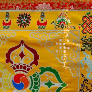 BB52 Bannière Tibétaine Dorje Signes Auspicieux du Bouddhisme – Image 5