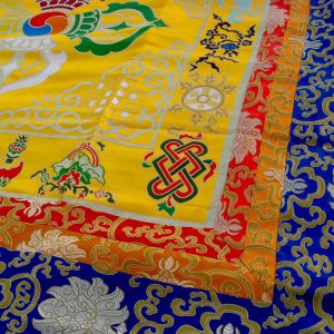 BB52 Bannière Tibétaine Dorje Signes Auspicieux du Bouddhisme – Image 6