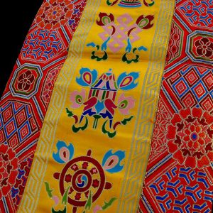 BB54 Bannière Tibétaine Signes Auspicieux du Bouddhisme – Image 3