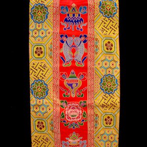 BB55 Bannière Tibétaine Signes Auspicieux du Bouddhisme – Image 3