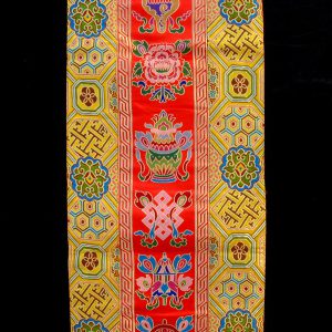 BB55 Bannière Tibétaine Signes Auspicieux du Bouddhisme – Image 4