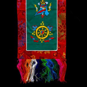 BB56 Bannière Tibétaine Signes Auspicieux du Bouddhisme – Image 2