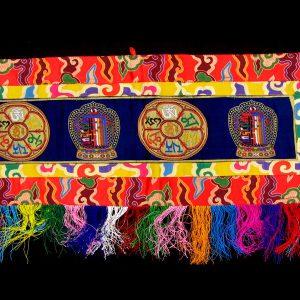 BB67 Bannière Tibétaine Signes Auspicieux du Bouddhisme – Image 5