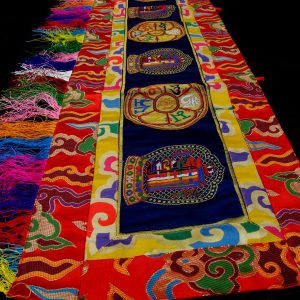BB67 Bannière Tibétaine Signes Auspicieux du Bouddhisme – Image 6