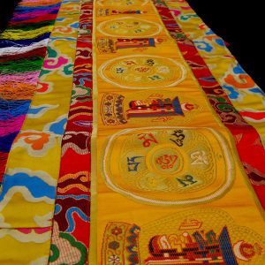 BB66 Bannière Tibétaine Signes Auspicieux du Bouddhisme – Image 2