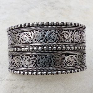 BRD345 Bracelet Tibétain Filigranes – Image 3