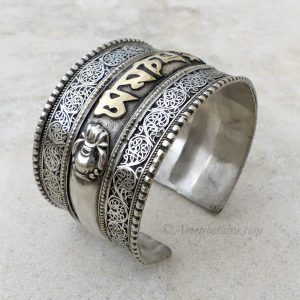 BRD346 Bracelet Tibétain Filigranes Mantra – Image 2