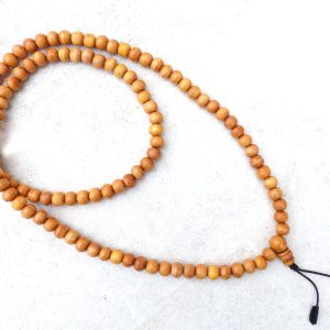 Mala124 Mala de Prières Bois Tibet – Image 3