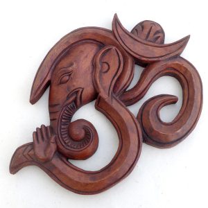 Om14 Om Ganesh en Bois – Image 1