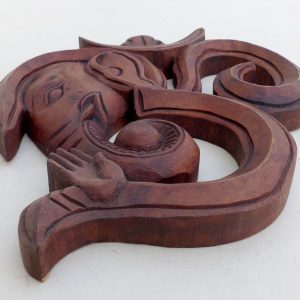 Om14 Om Ganesh en Bois – Image 3