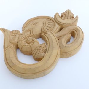 Om15 Om Ganesh en Bois – Image 2