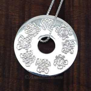 PA397 Pendentif Argent Massif Astamangala – Image 4