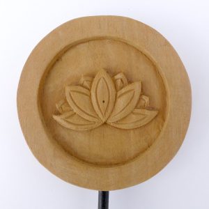 DDD84 Sculpture Fleur de Lotus Bois Exotique – Image 1