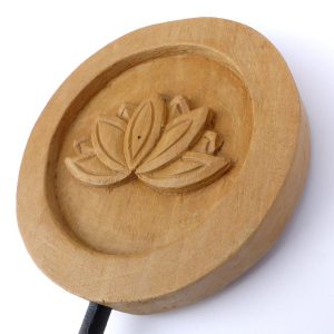 DDD84 Sculpture Fleur de Lotus Bois Exotique – Image 3