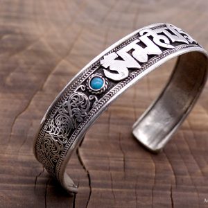 BRD366 Bracelet Tibétain Filigranes Mantra – Image 3