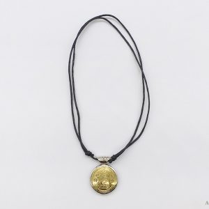 CD126 Collier Tibétain Stupa Yeux de Bouddha – Image 3