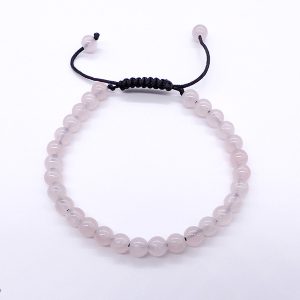 BrMala283 Bracelet Mala Quartz Rose. 21 cm – Image 2