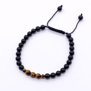 BrMala281 Bracelet Onyx Oeil de Tigre – Image 1
