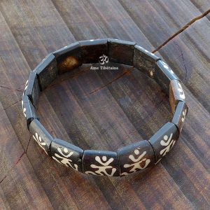 BRD373 Bracelet Os de Buffle Om – Image 3